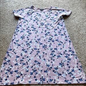JJill Floral Pink and Blue Dress size S